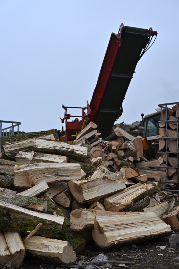 Bois en séchage l'été